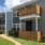 Exterior of Apartments in Houston with Wood Wrapped Patio Fences